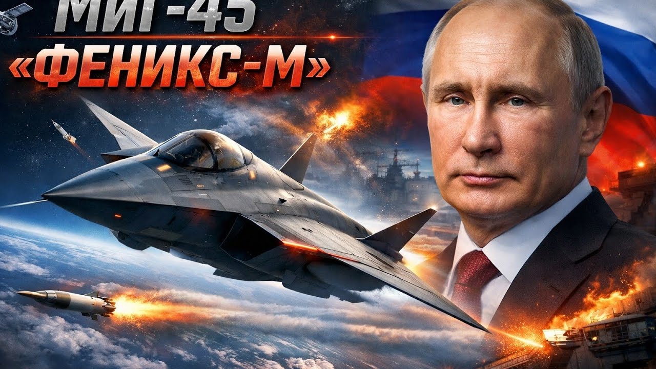 MiG-45 «Феникс-М» — Секретный истребитель России, о котором молчат | Гиперзвук, ИИ и космос