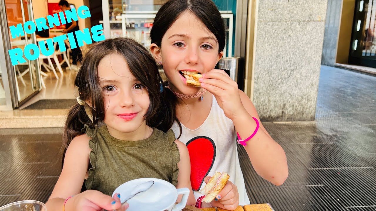 La nostra Morning Routine in Vacanza #vanessaeanastasia #mammaromina