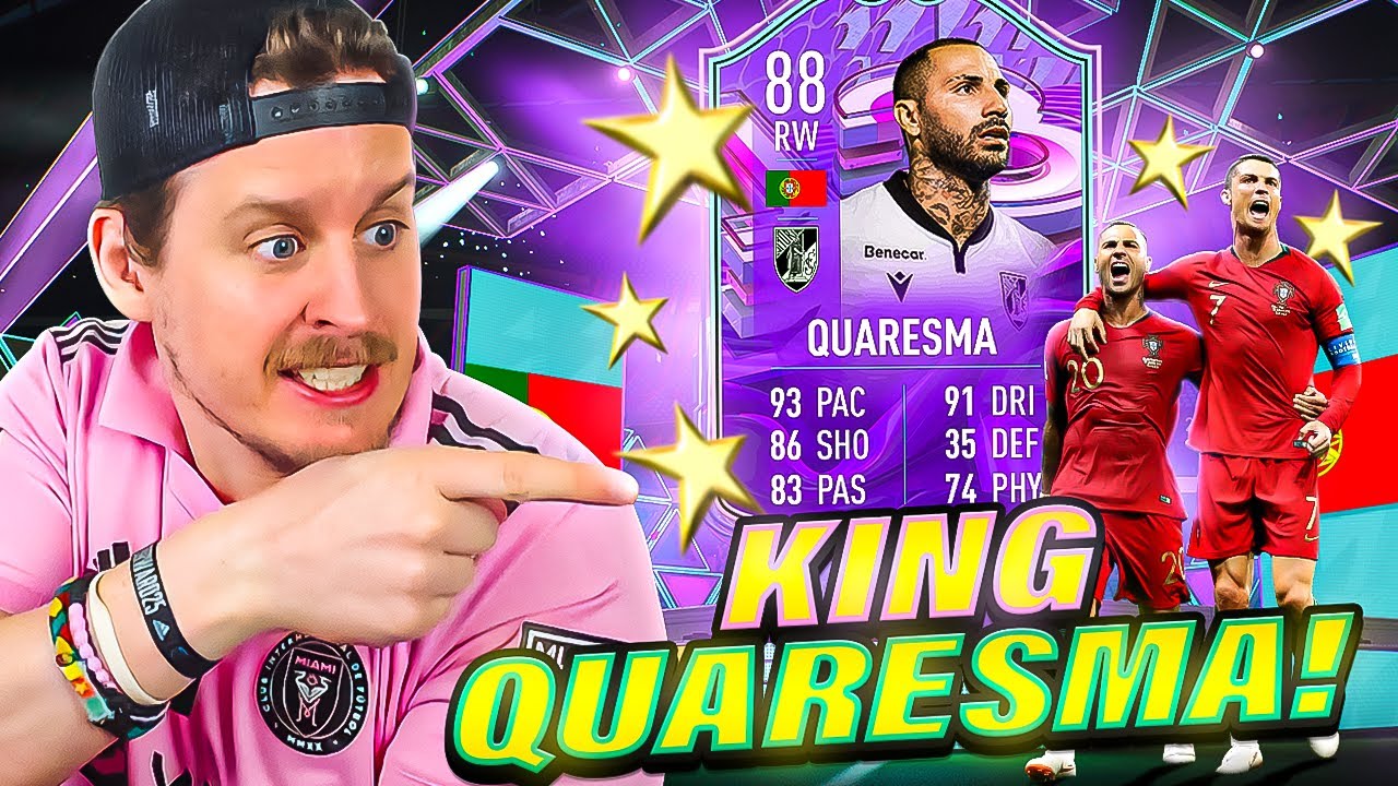 THIS CARD IS CRACKED! 88 FUT Birthday Quaresma Review! FIFA 22 Ultimate team