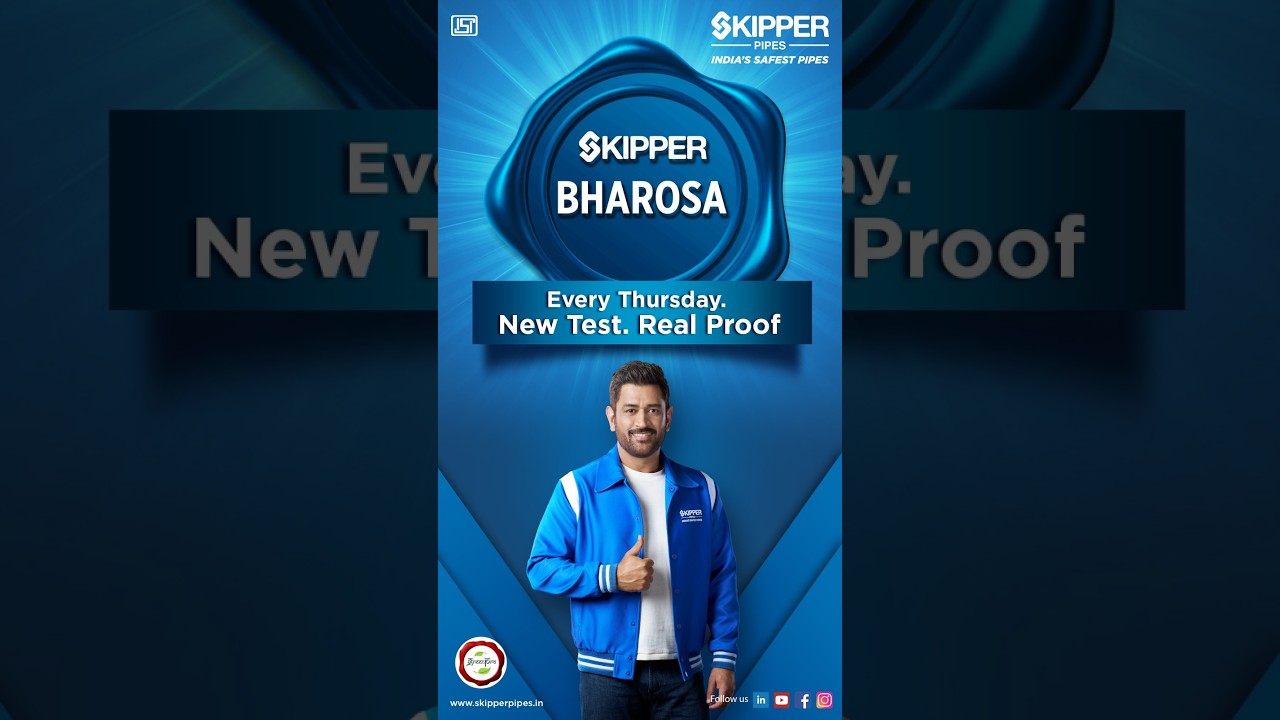 At Skipper Pipes, quality is not claimed,it&rsquo;s tested #SkipperPipes
