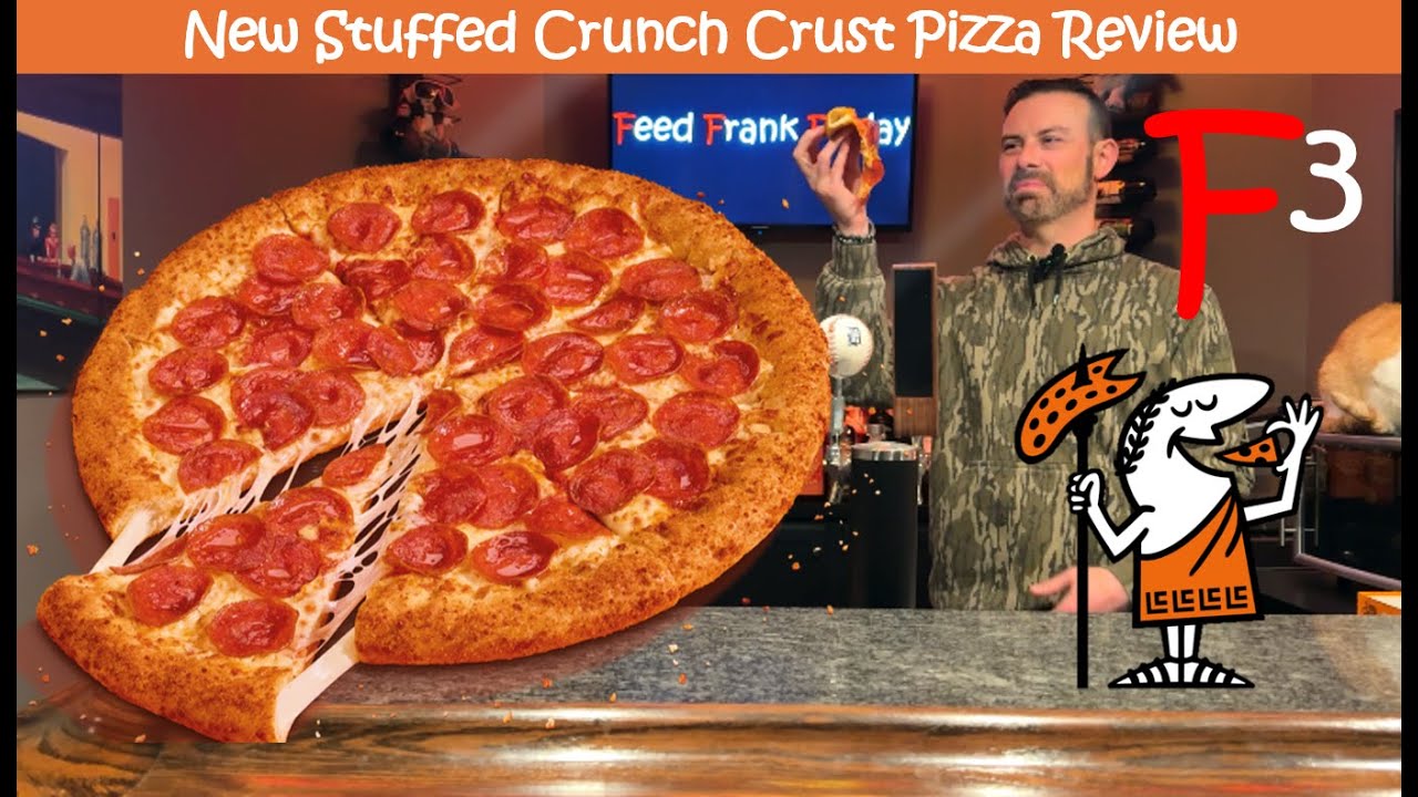 NEW Little Caesar's Stuffed Crunch Crust Pizza Review | The Promised CRUNCH My Teeth Never Heard