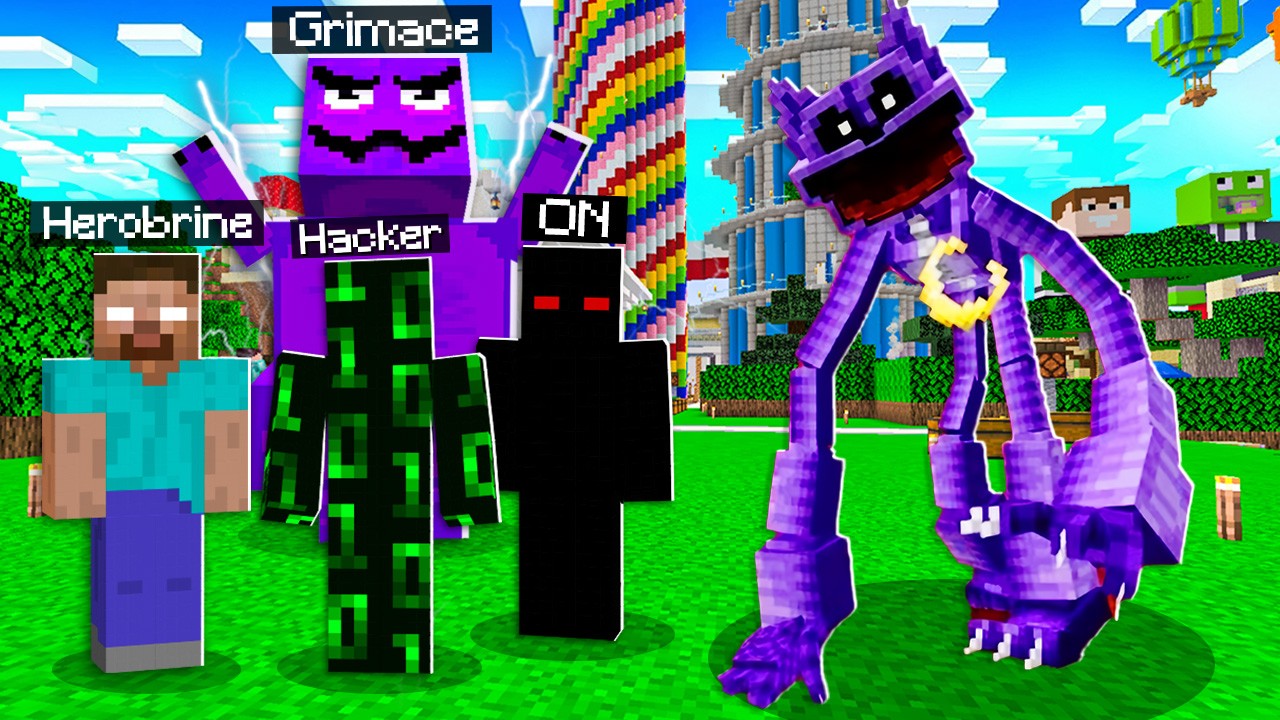 CATNAP Spotkał HACKER, GRIMACE, ON, HEROBRINE na Wojanowicach!