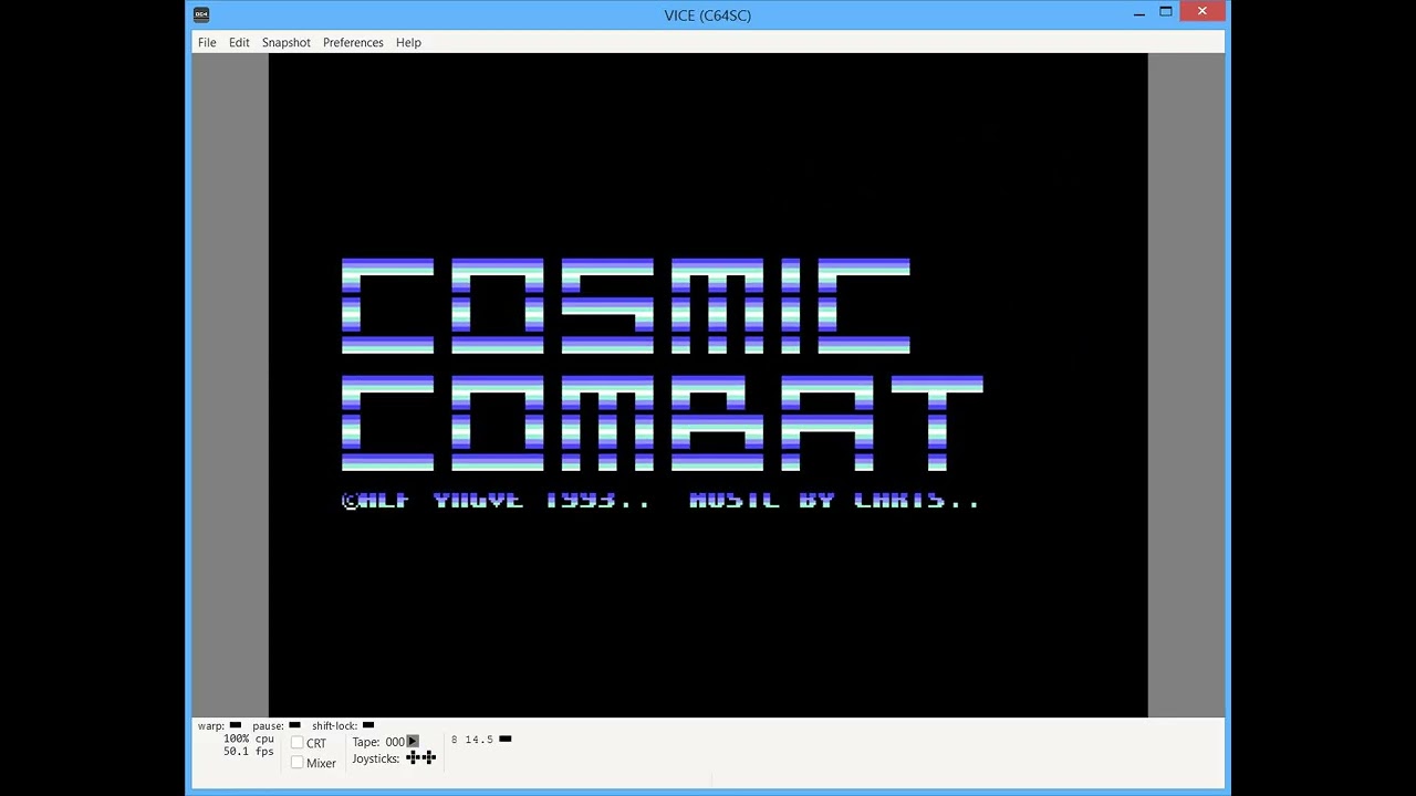 Cosmic Combat - Commodore 64