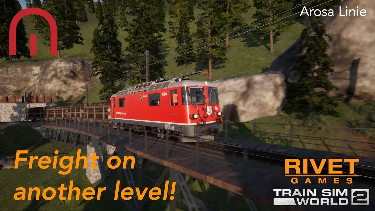 Train Sim World 2 - Freight on another level! - Arosa Linie - Rivet Games