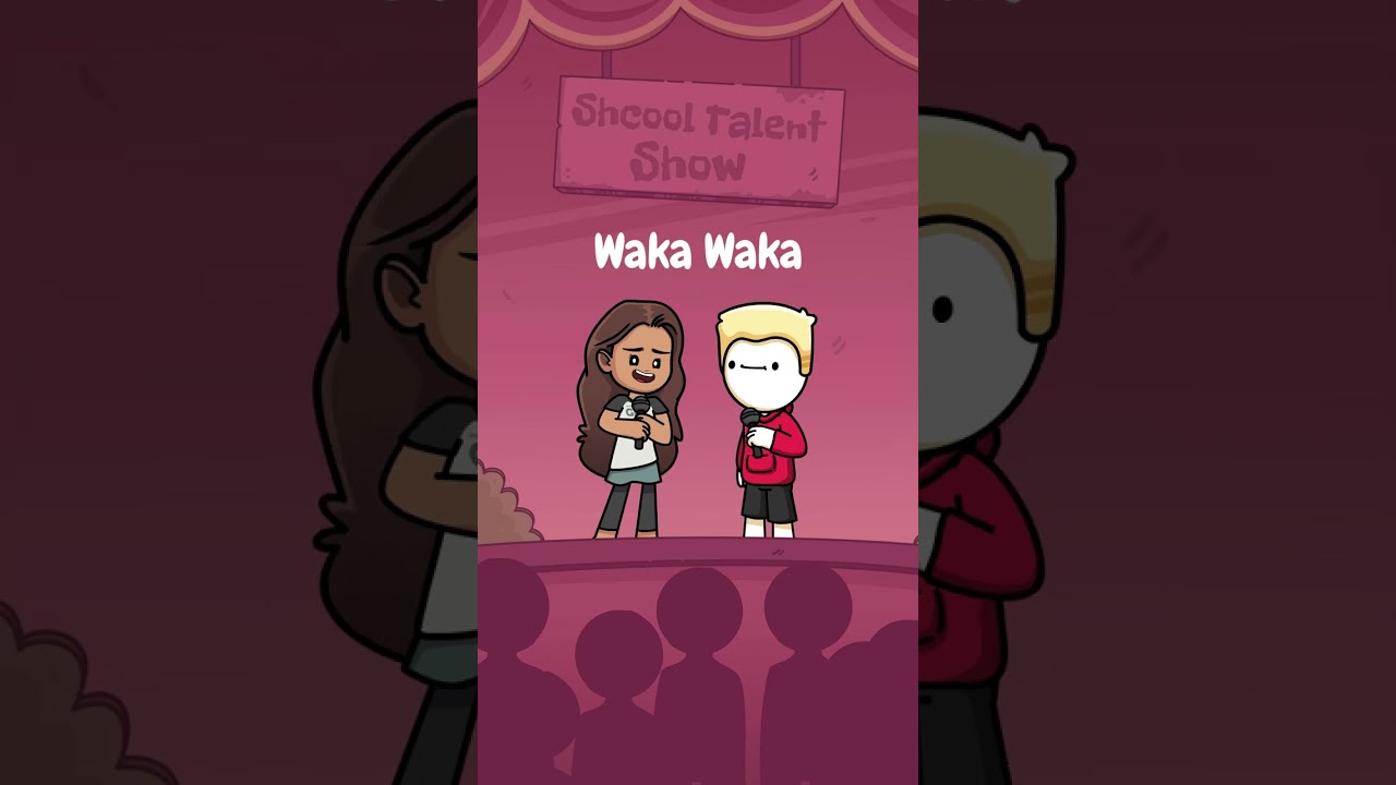 Waka Waka Eh Eh (Animation Meme) #shorts