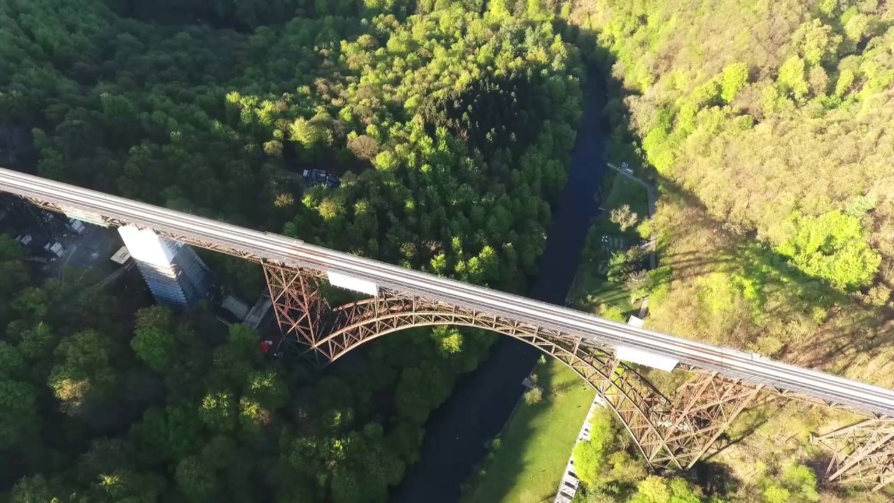 Müngstener Brücke mit Drohne DJI Phantom 4