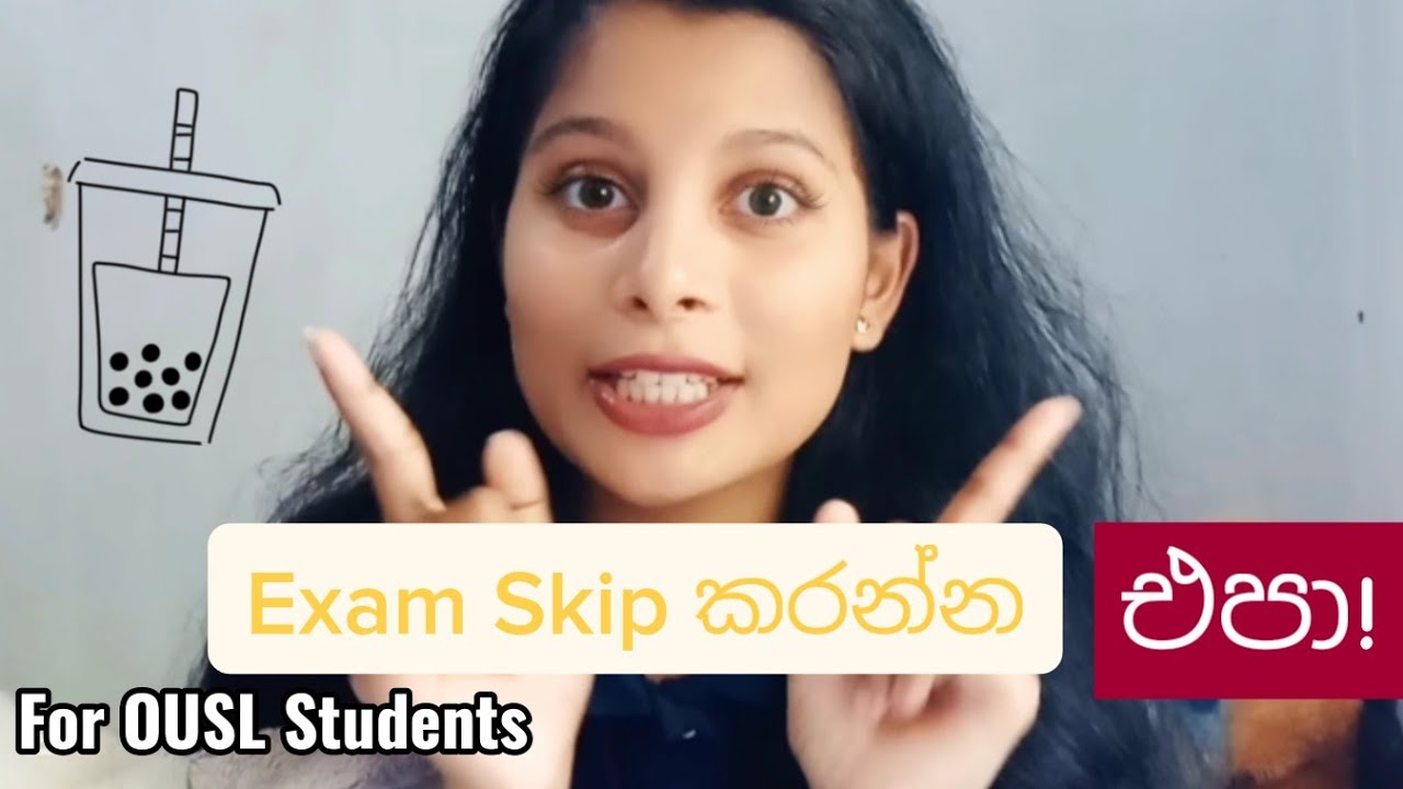 Exam SKIP කරන ඔයාටයි මේක ☝️ Life as an OPEN UNIVERSITY student 🌼