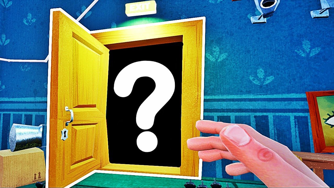 J'AI OUVERT LA PORTE MYSTÉRIEUSE DE MON VOISIN ! | Hello Neighbor !