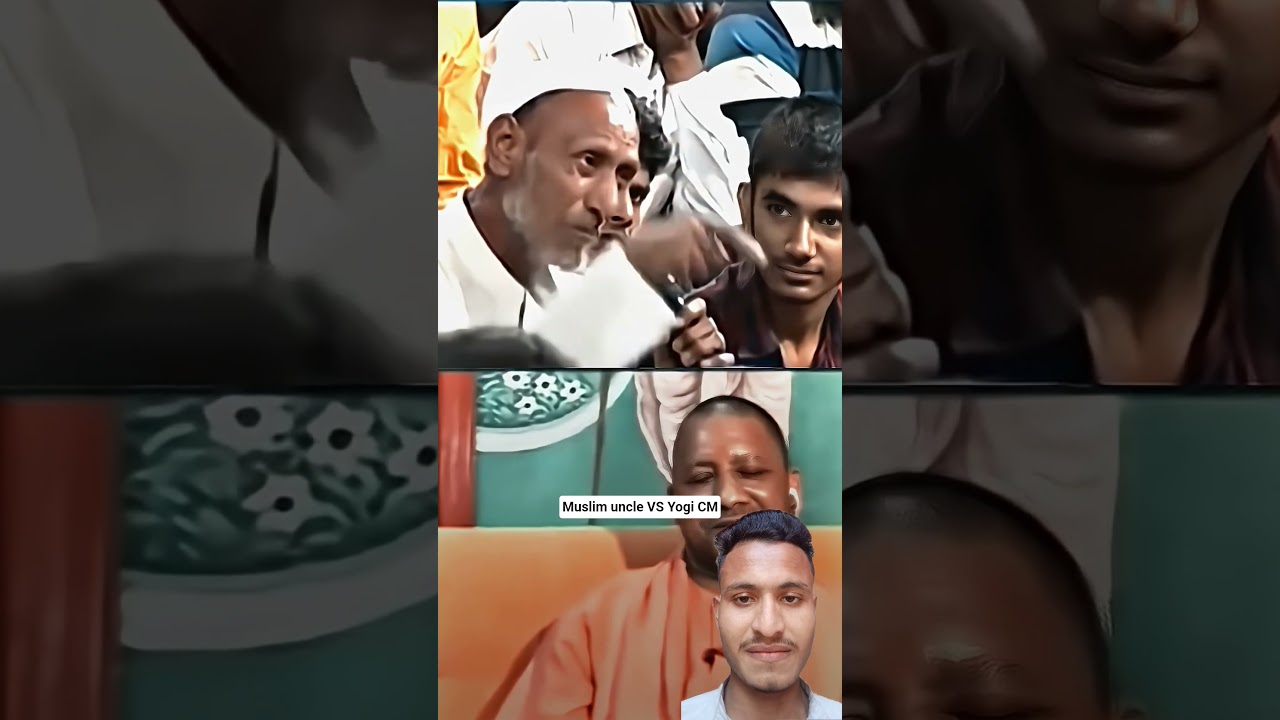 Muslim uncle Sawal Yogi Adityanath cm 