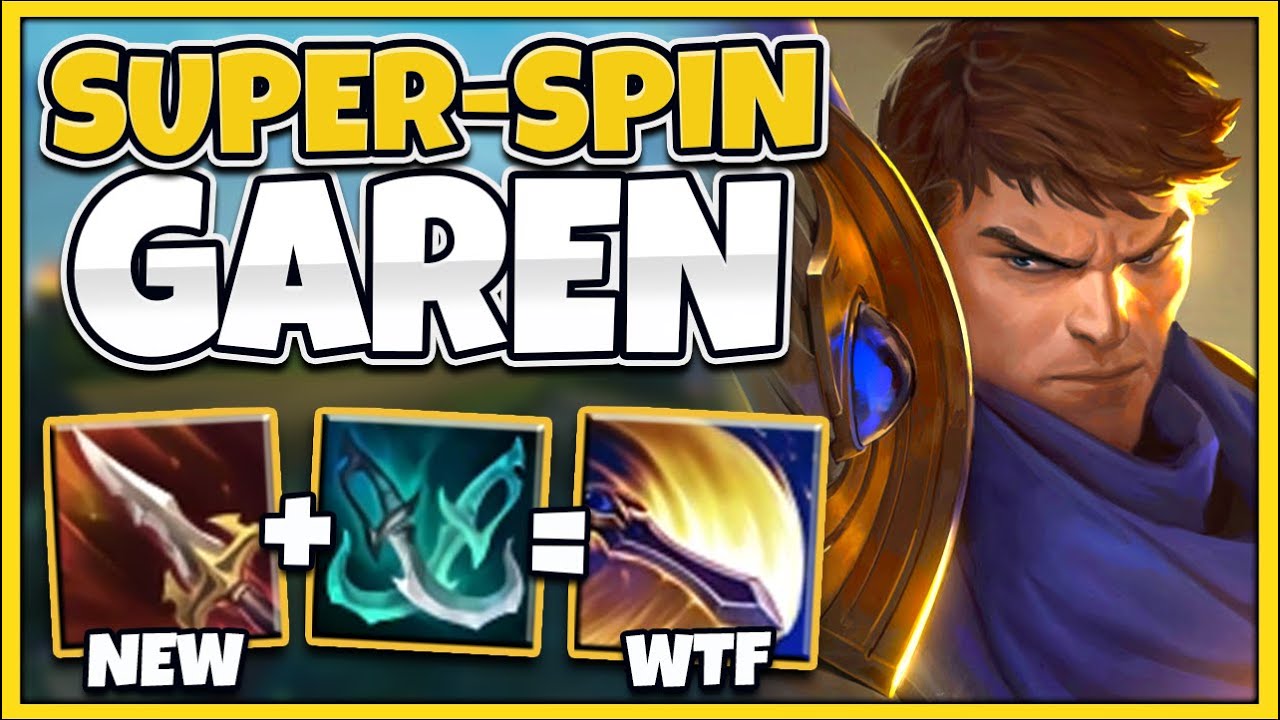 *ONE-SPIN KILLS* THIS GAREN BUILD IS ABSOLUTELY INSANE! (FULL ATTACK SPEED) - League of Legends