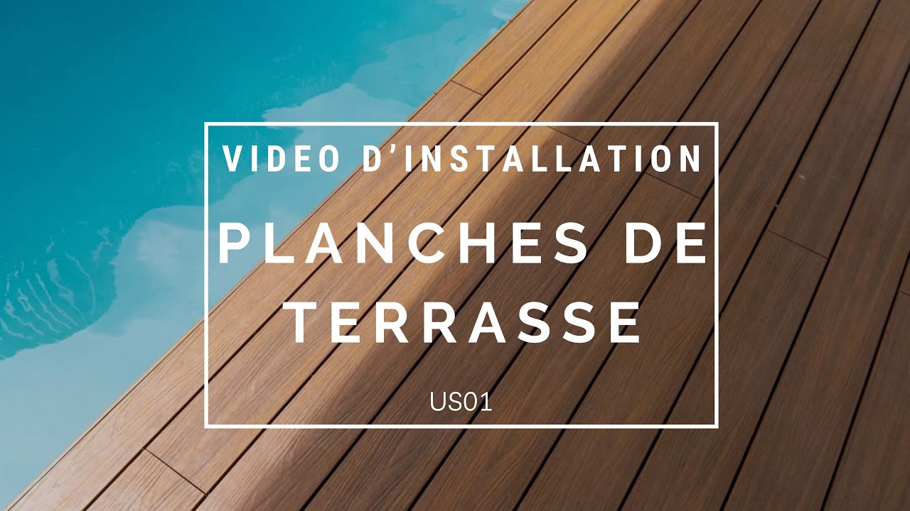 Installation des planches de terrasse