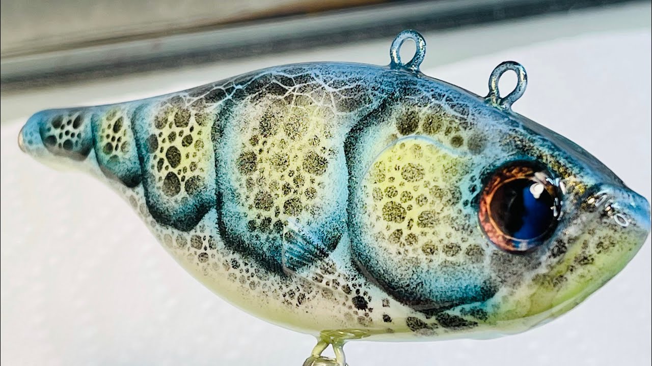 How to Paint a Custom El Goliath Lipless Crankbait in Rock Craw