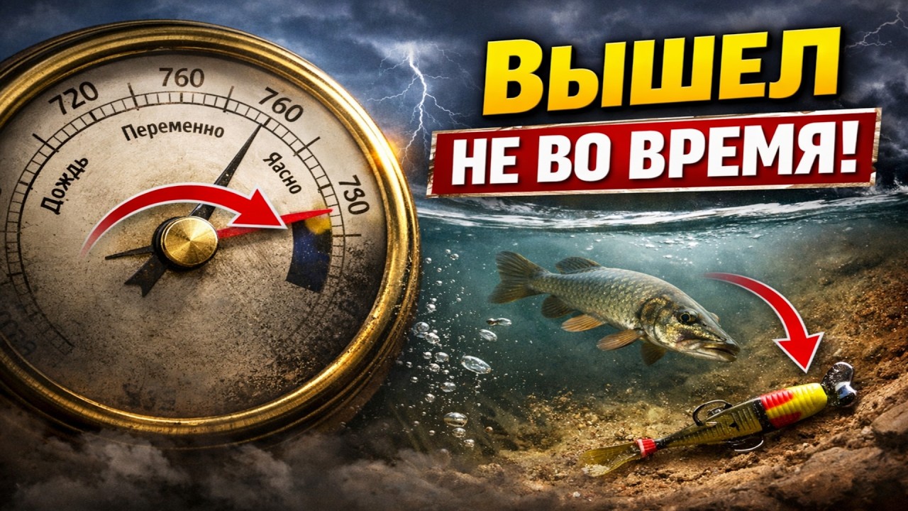 Давление УБИЛО клёв? 9 из 10 рыбаков делают ЭТУ ошибку