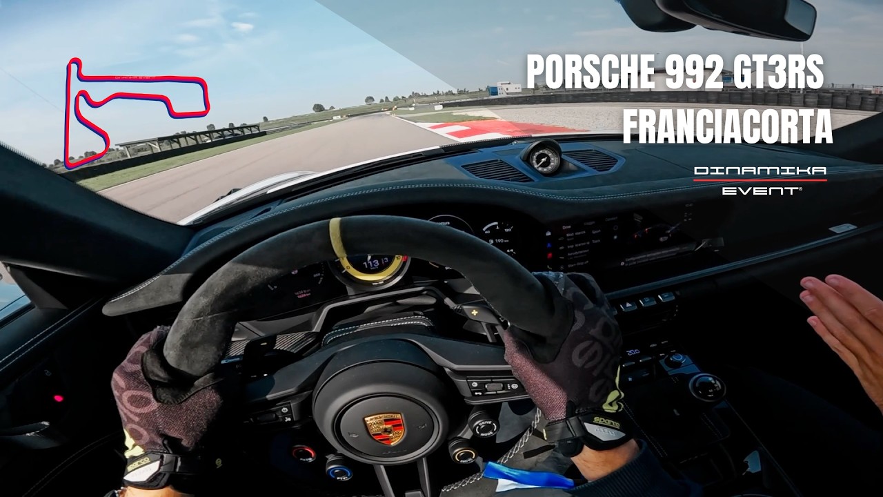 Porsche 992 GT3 RS a Franciacorta: adrenalina pura, giro in pista reale