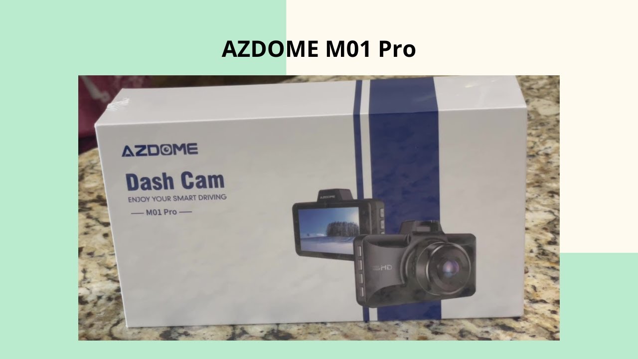 Azdome M01 Pro- Dash Cam - Open and Install