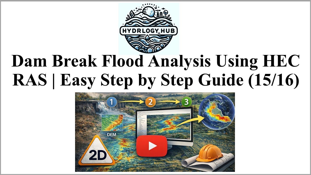 Dam Break Flood Analysis Using HEC RAS | Easy Step by Step Guide (15/16)