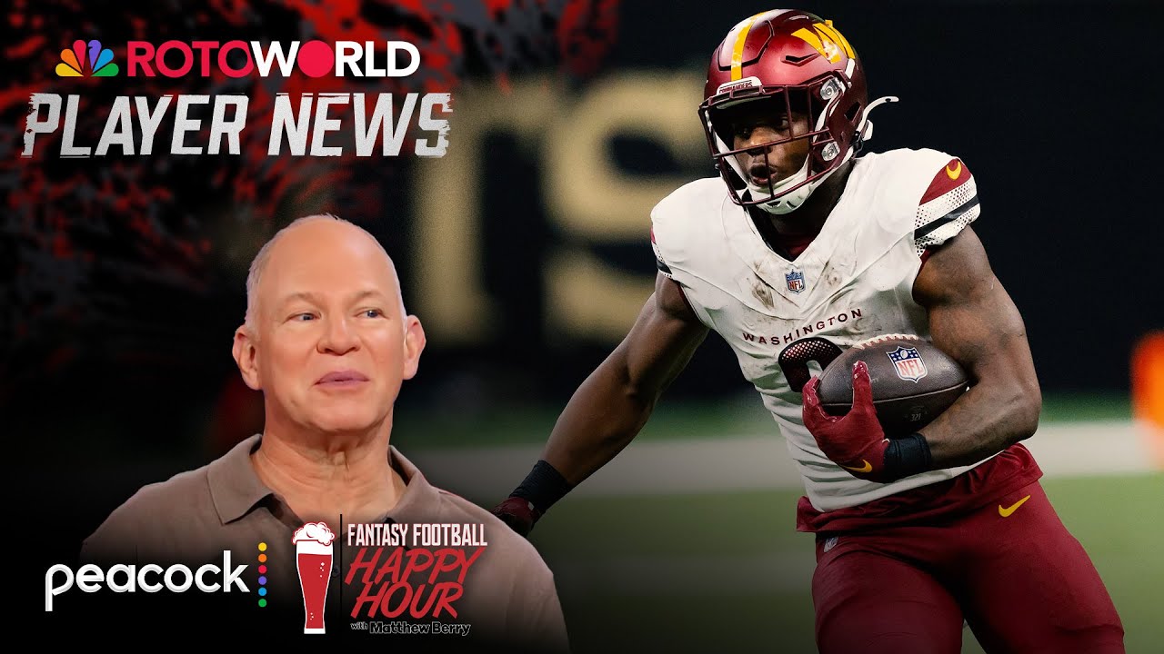 Brian Robinson Jr. trade helps 'preserve' CMC's health | Fantasy Football Happy Hour | NFL on NBC