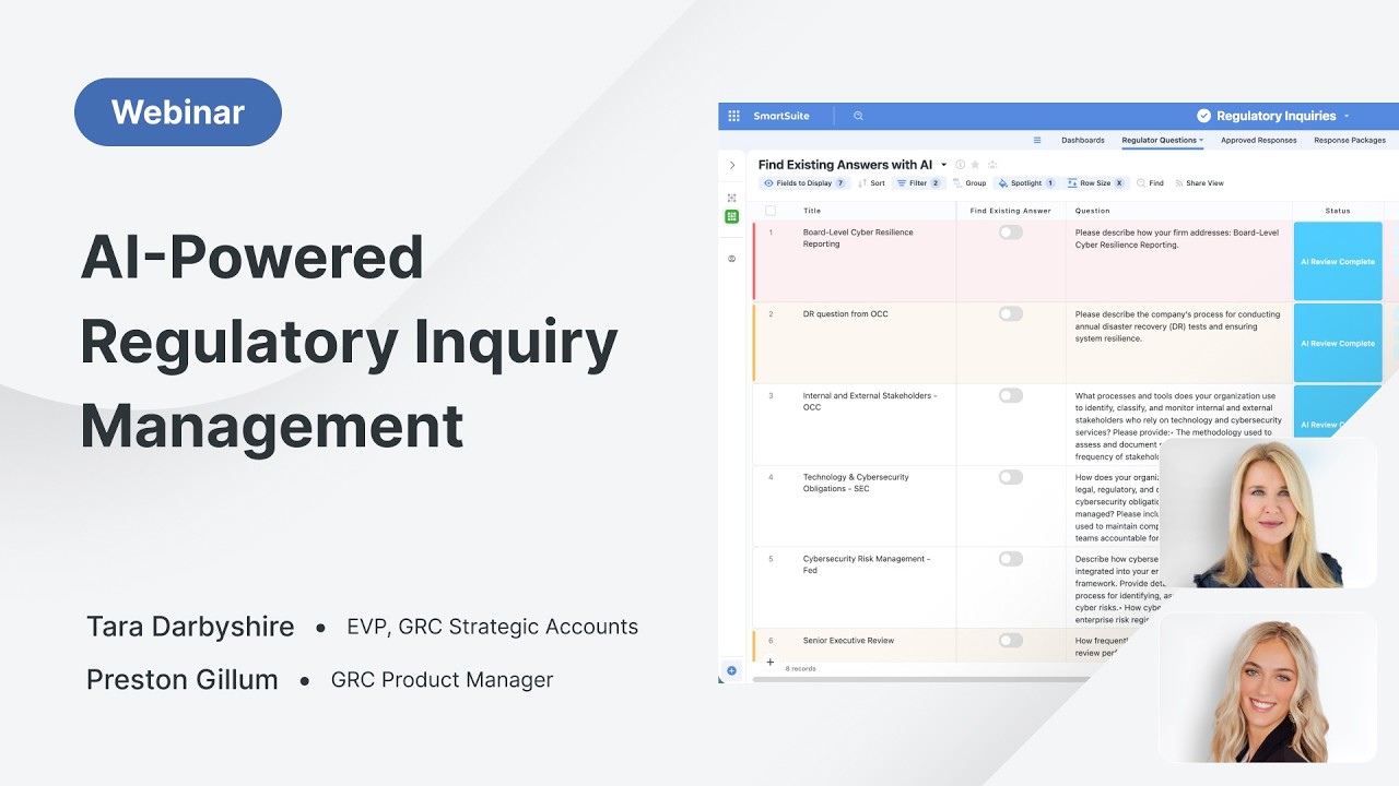 AI-Powered Regulatory Inquiry Management