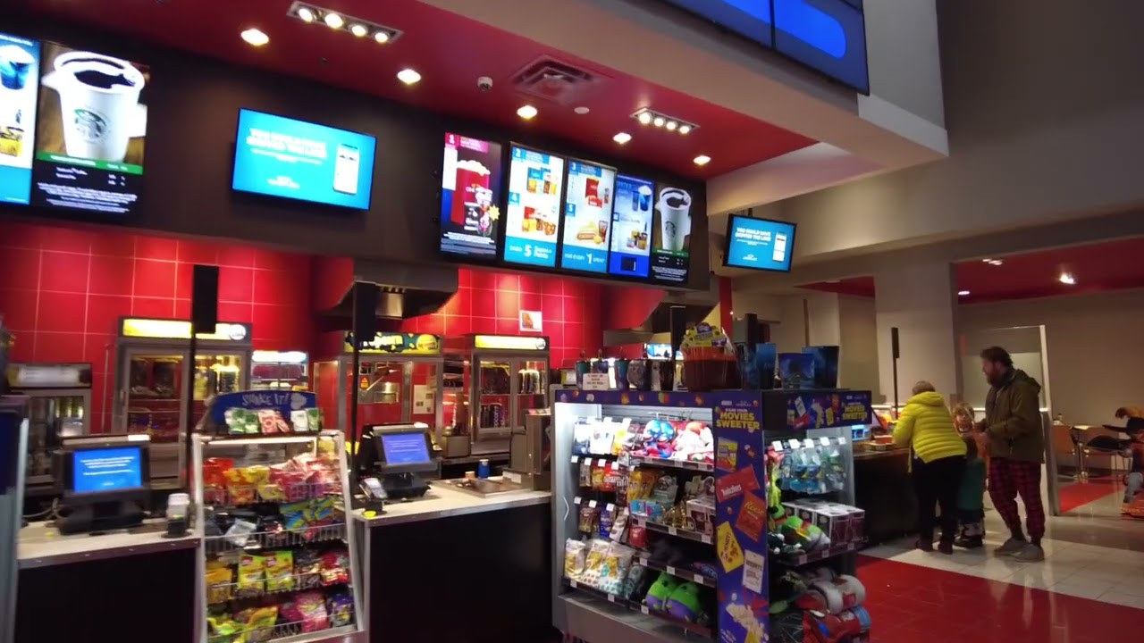 Fairview Mall Toronto Actual Movie Theater Area & Snack Area All The Bright Lights