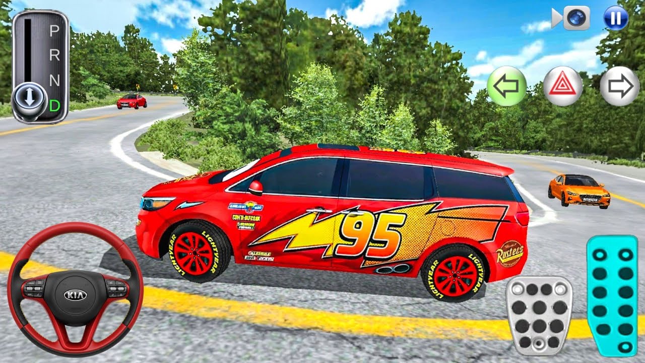 New Carnival McQueen car Narrow Mountain Road Driving - 3D Driving Class Android Games - 2026