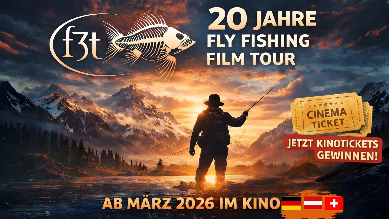 DIE BESTEN FILME 2026! Fly Fishing Film Deutschland Tour! Kino Tickets Gewinnen!