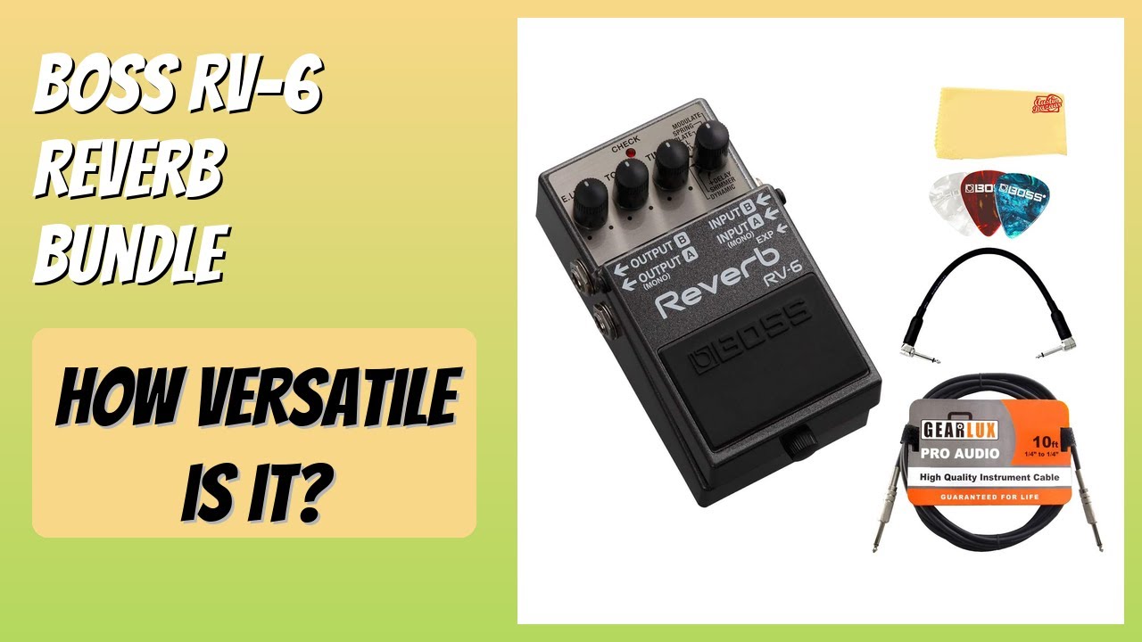 REVIEW (2026): BOSS RV-6 Reverb Bundle. Features