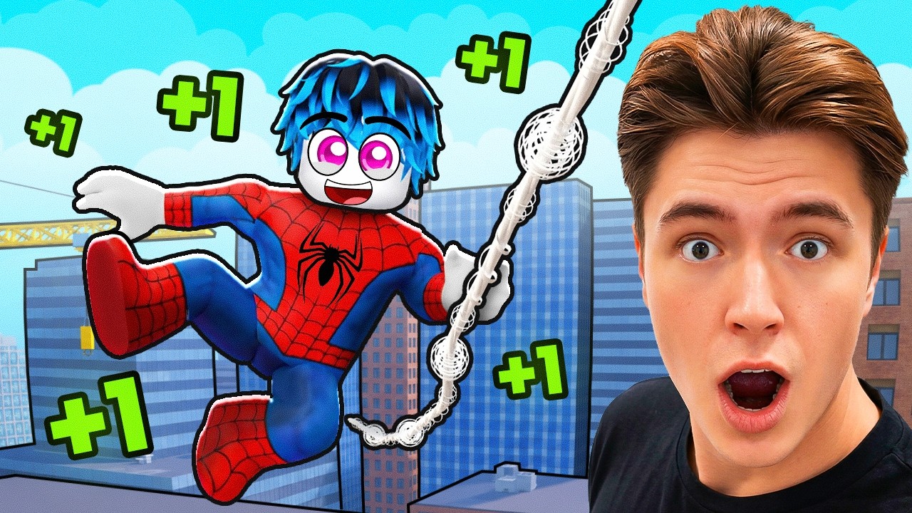 😱ЧТО БУДЕТ, ЕСЛИ СТАТЬ ЧЕЛОВЕКОМ-ПАУКОМ в РОБЛОКС?!