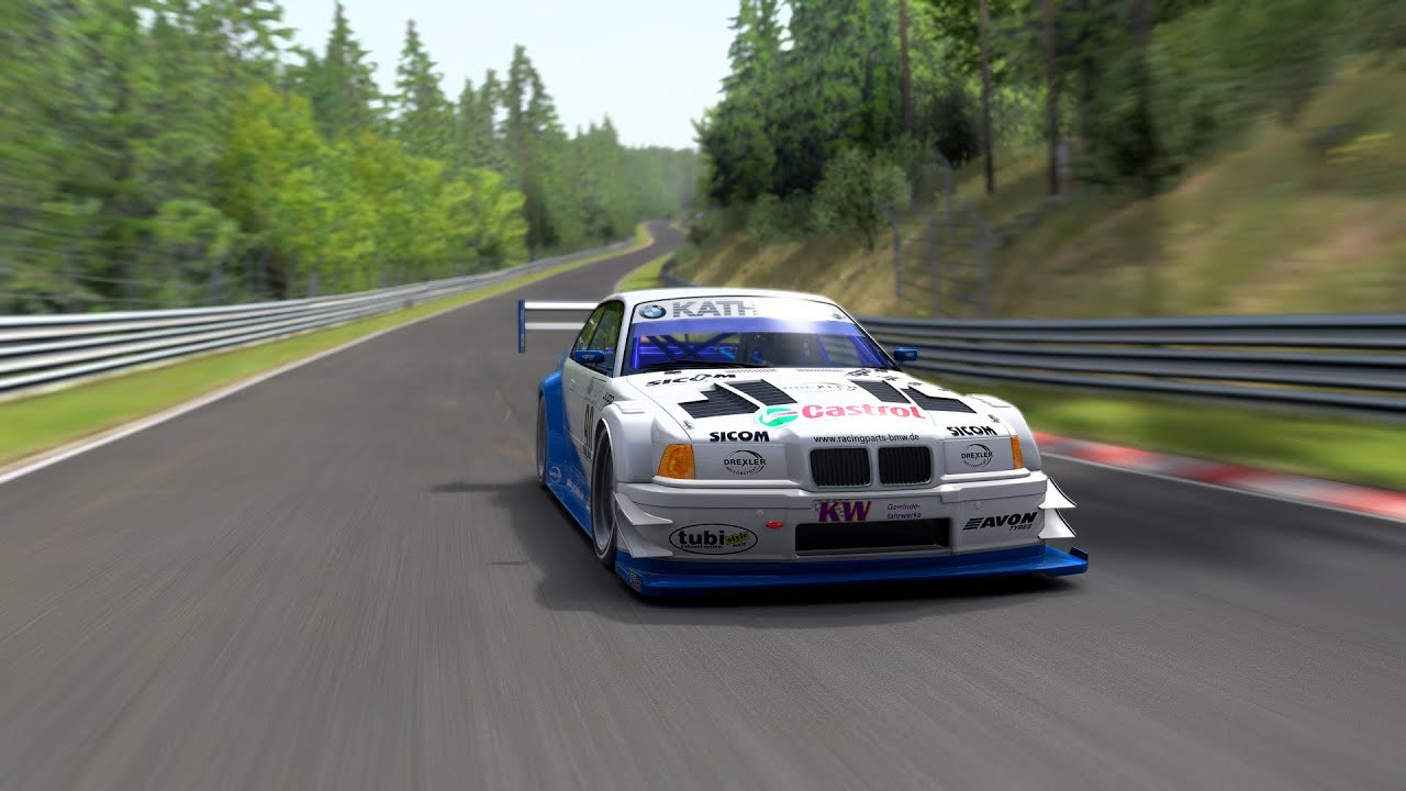 Georg Plasa's BMW E36 V8 JUDD on the Nordschleife Nurburgring - Assetto Corsa