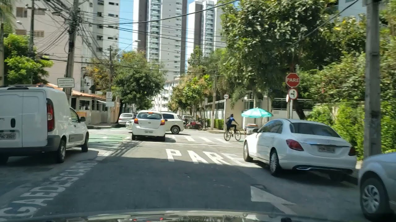 Bairro Aldeota - Dirigindo por Fortaleza Ceará #025