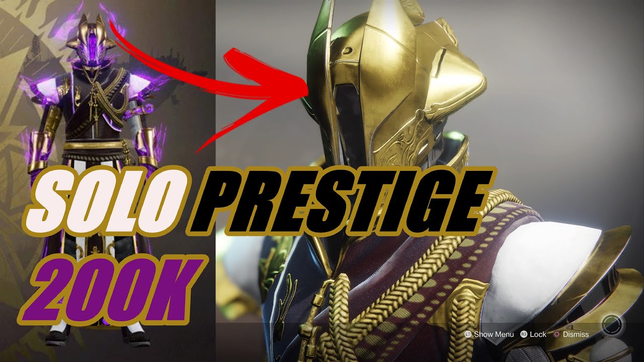 SOLO 200K Prestige Nightfall Objective - For Masterworked Solstice Hood - Solstice Of Heroes 2019