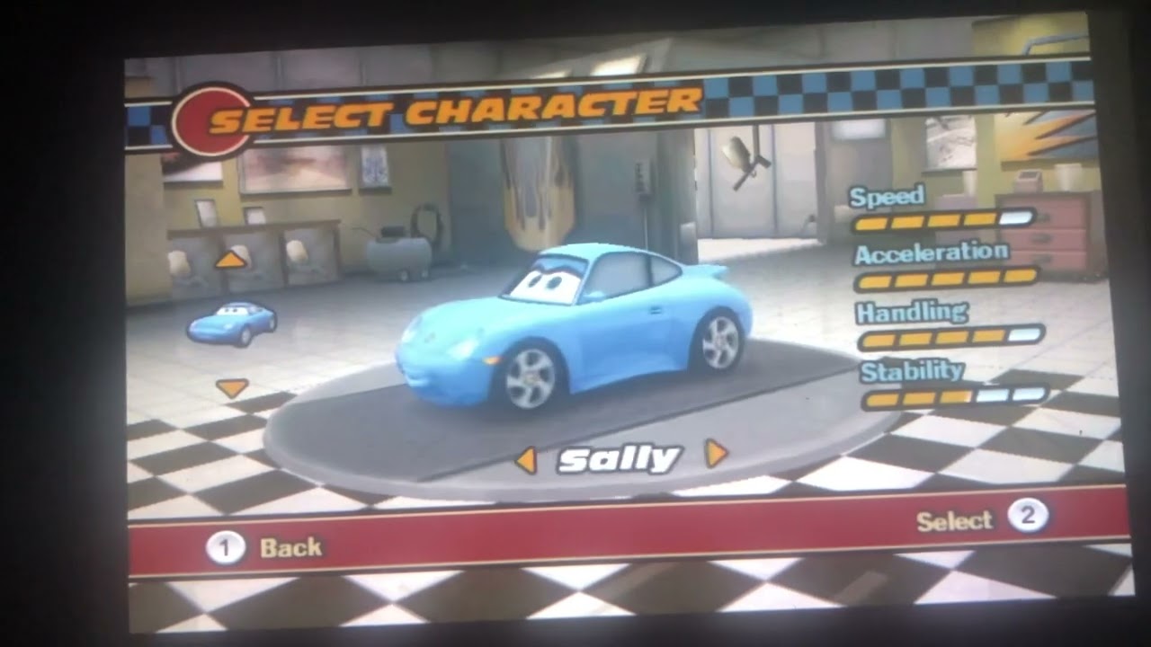 Cars (Wii) - All Characters