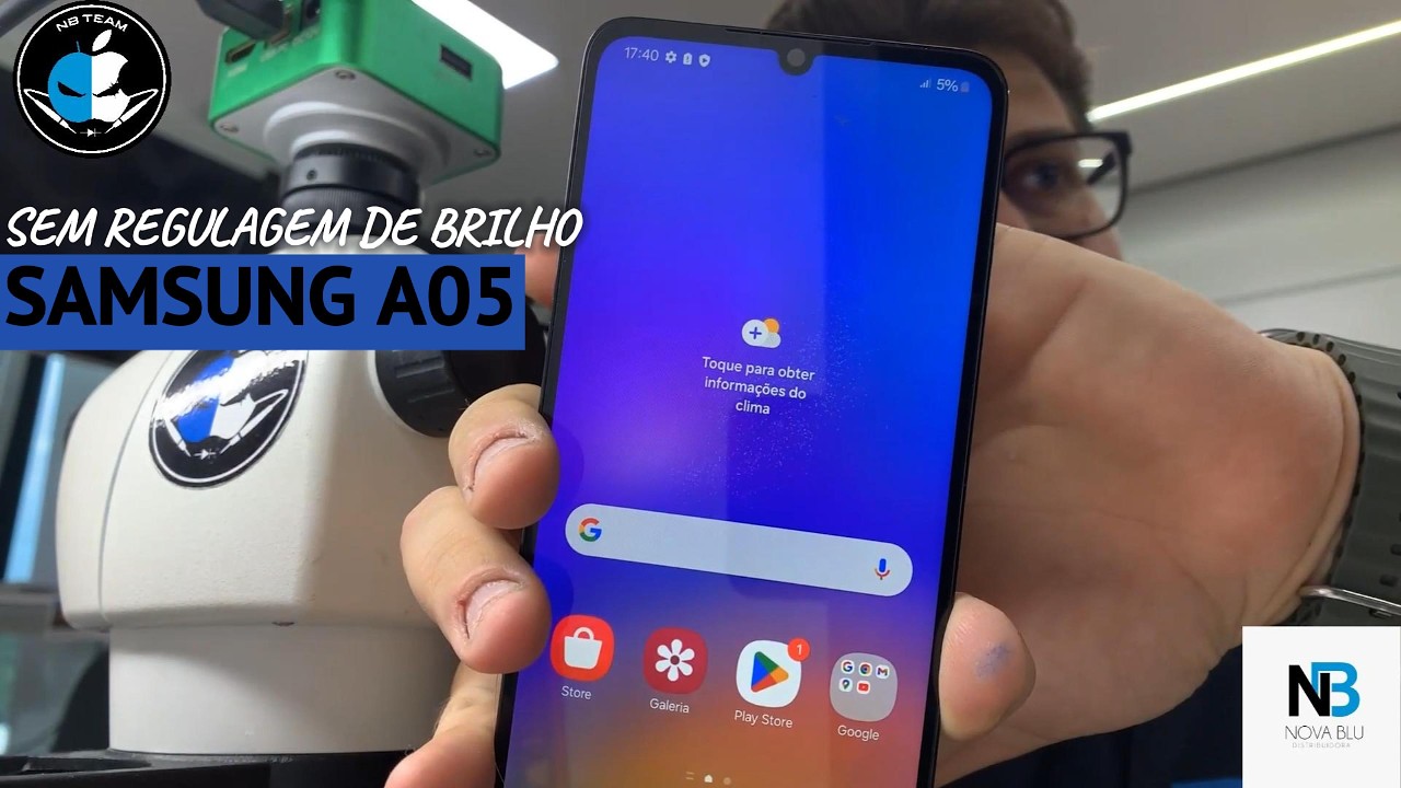 SAMSUNG A05 SEM REGULAGEM BRILHO - REPARO COMPLETO
