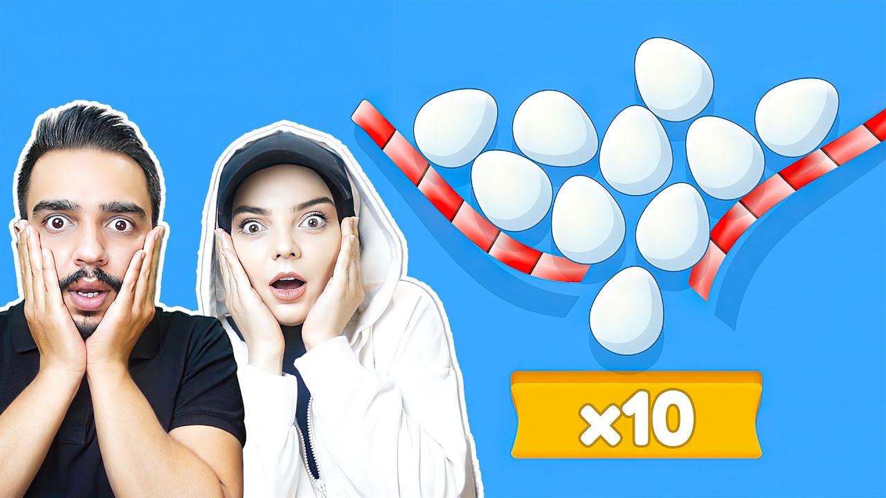 YUMURTALAR VE CİVCİVLER !! 😱 Eggs and Chickens Cut Rope