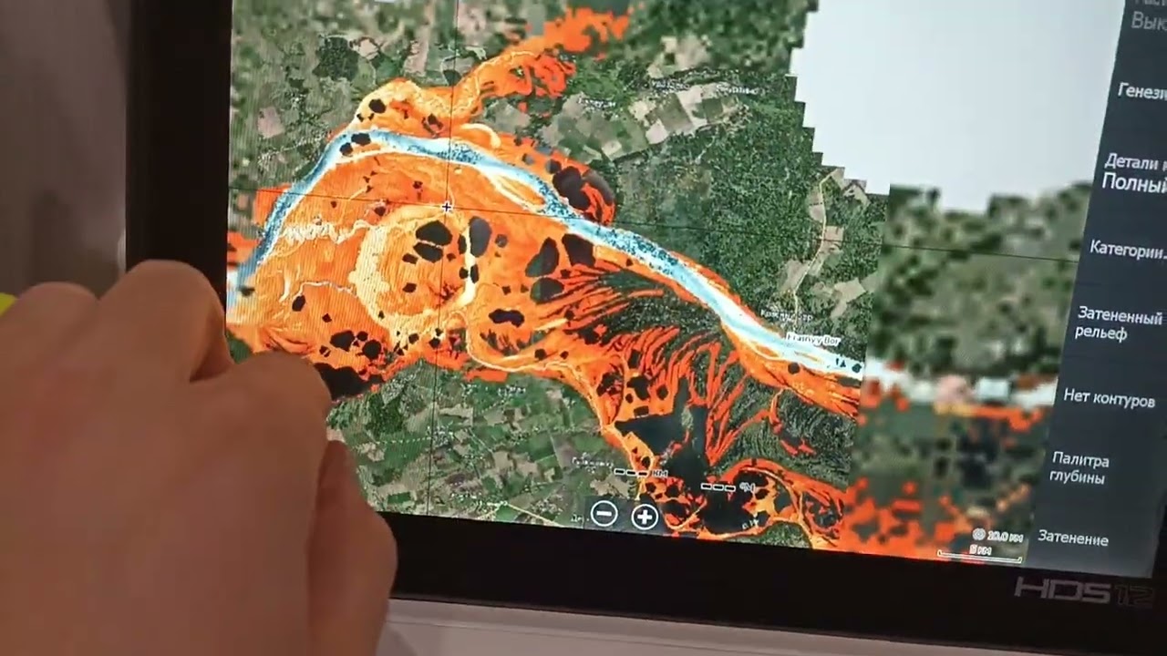 Сравнение карты C-MAP, NAVIONICS и Самодельной карты