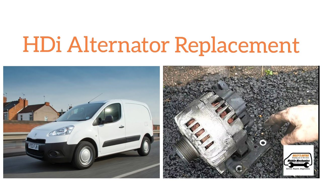 Peugeot Partner / Citroen Berlingo 1.6HDi Alternator Replacement