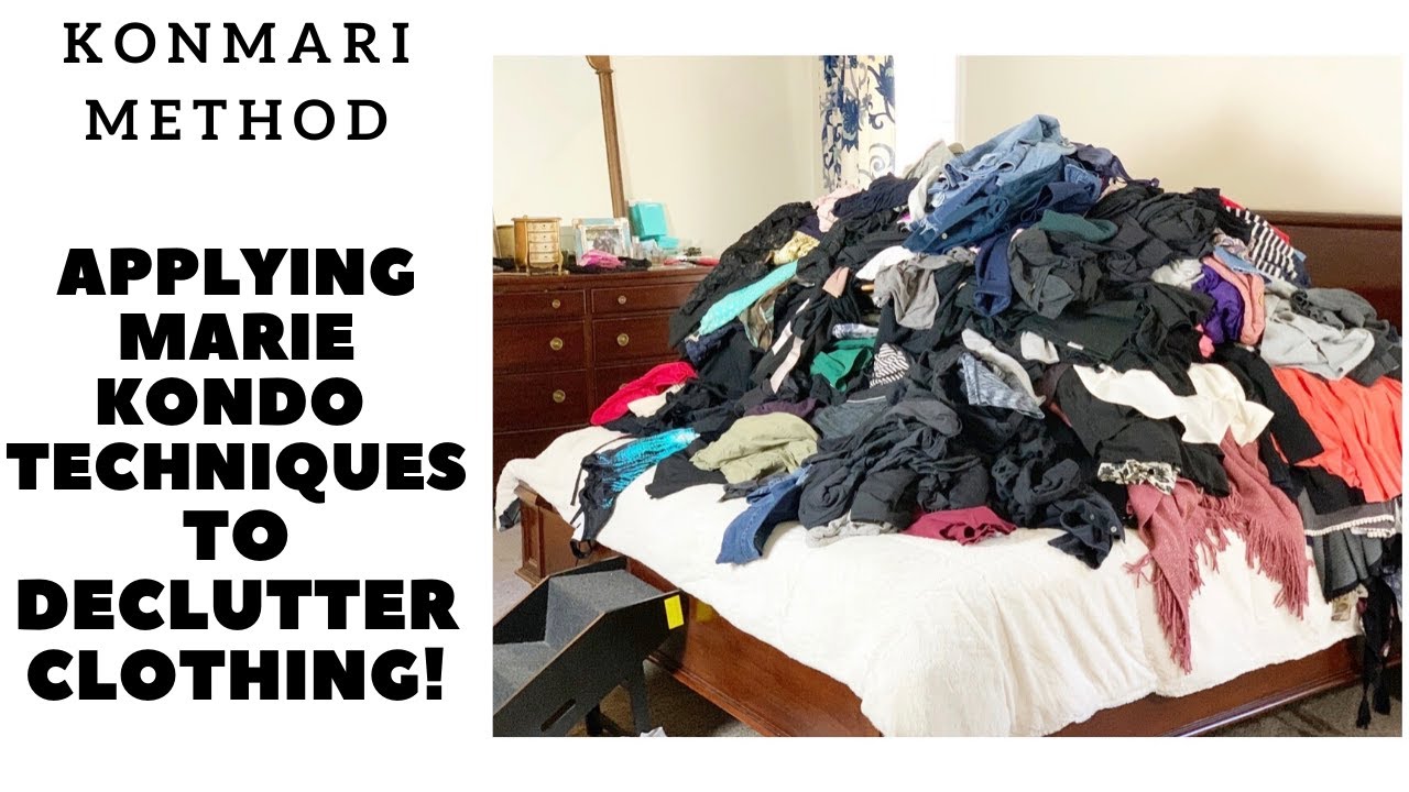 Kon Mari Method Applying Marie Kondo Techniques to Declutter Clothing: A Reseller's Purge! Part 1