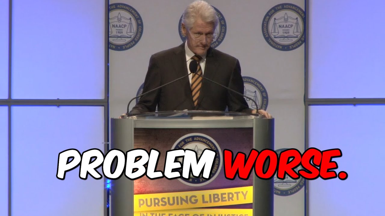 Bill Clinton Admits the 1994 Crime Bill Made the Problem Worse