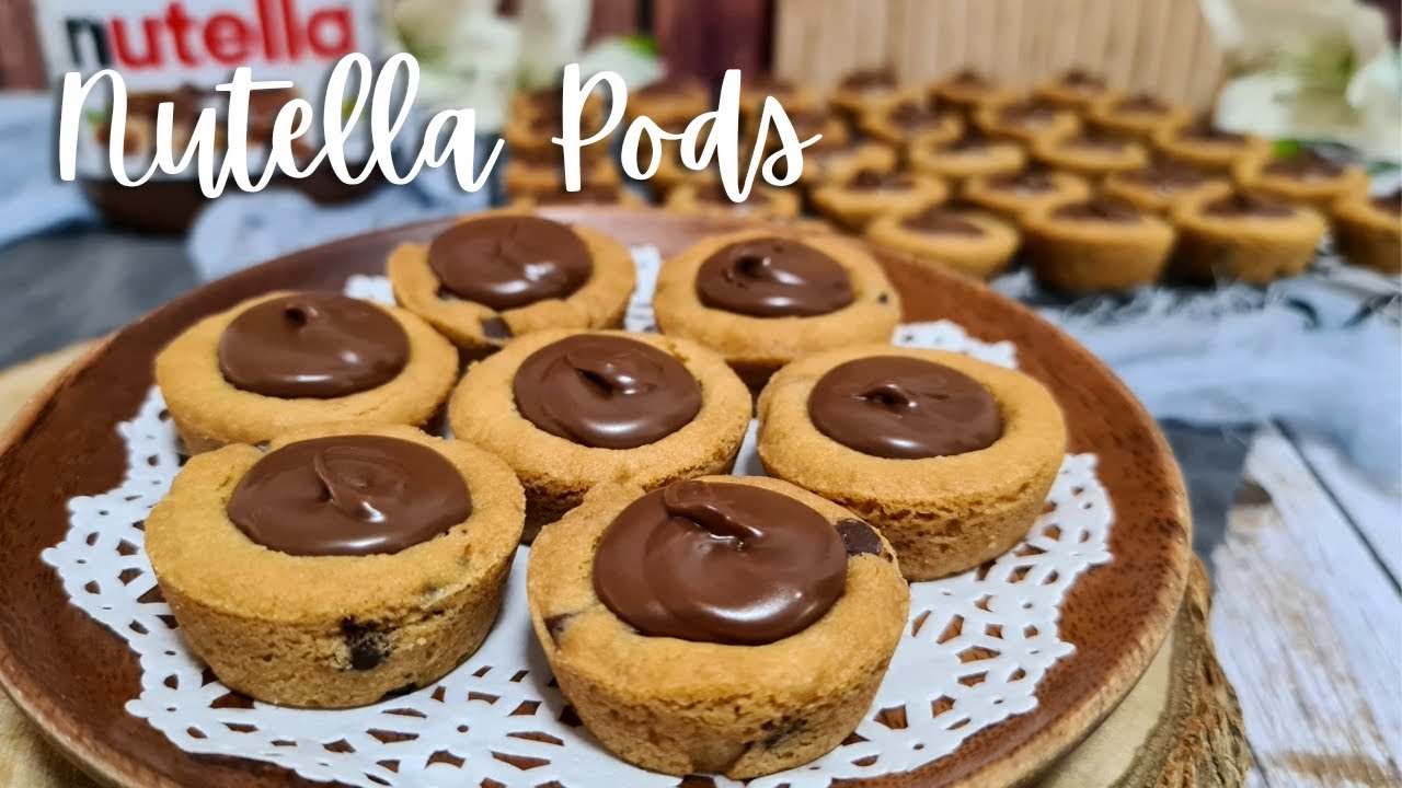 Nutella Cookie Pods | Cookie Cups Resepi Viral | Easy Bake Recipe | Rahiza Dorah