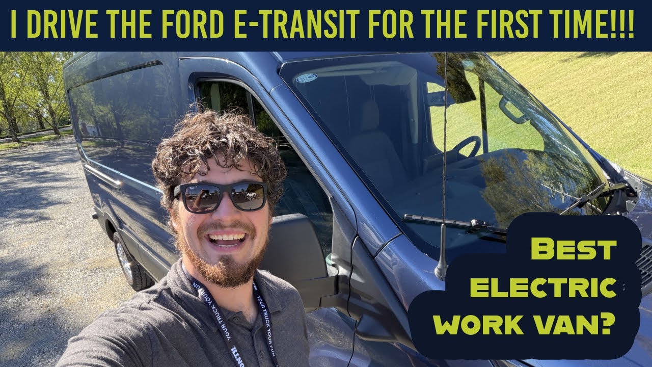 I drive the 2025 Ford e-Transit for the FIRST TIME! The Perfect Work Van?