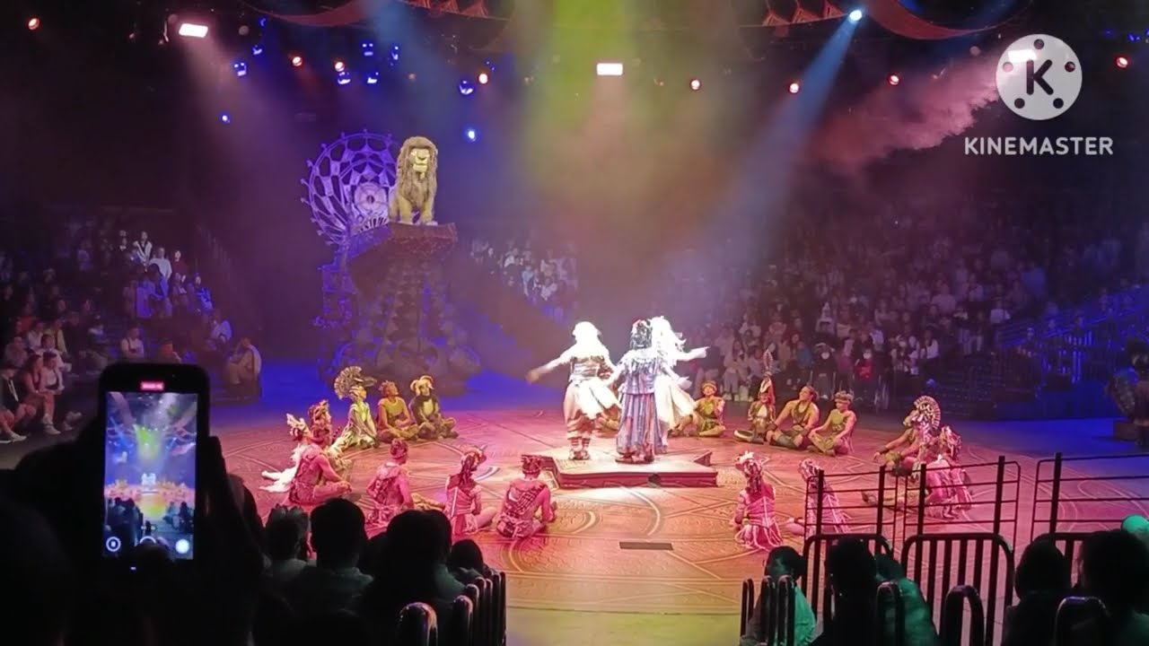 Lion king at Disneyland