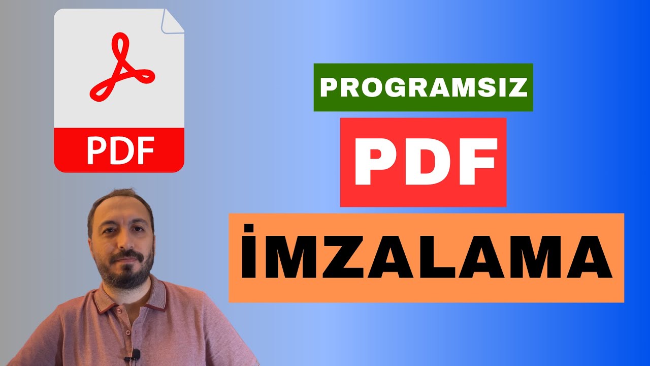 Programsız Pdf İmzalama Nasıl Yapılır? | Kolay Pdf İmzalama #pdf