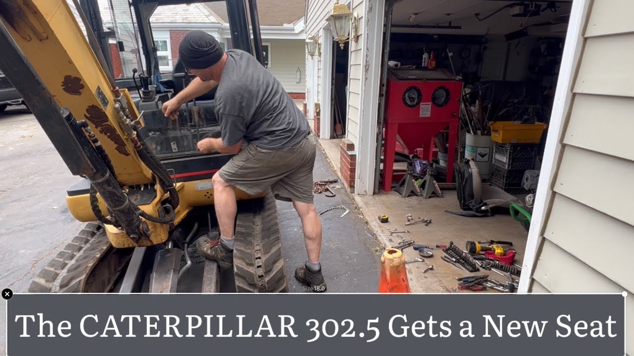 CATERPILLAR 302.5 mini excavator Gets a New Seat
