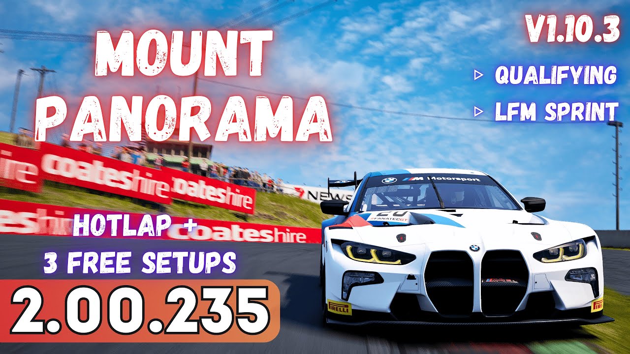 BMW M4 GT3 | MOUNT PANORAMA 2.00.2 | HOTLAP + FREE SETUP | ACC v1.10