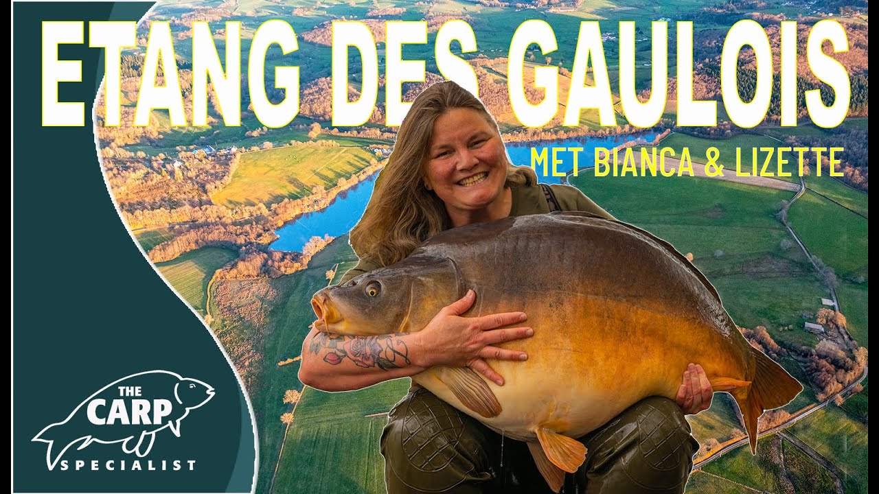 LIVE DRIL 36,75kg KARPER, NIEUW PB, 20 en 25kg+ karpers! ETANG DES GAULOIS met Lizette en Bianca