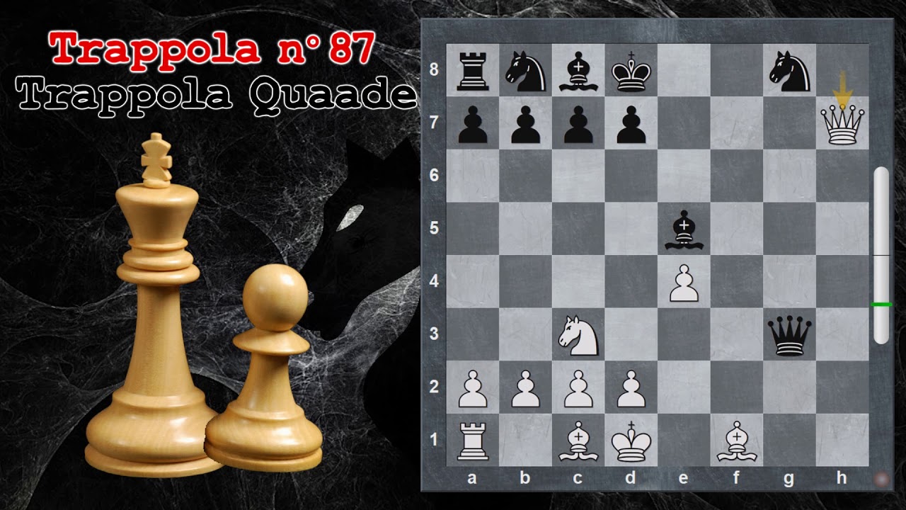 Trappole in Apertura 87 - Scacchi - Trappola Quaade - Gambetto di Re accettato, Gambetto Quaade