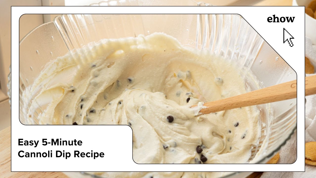 Easy 5 Minute Cannoli Dip