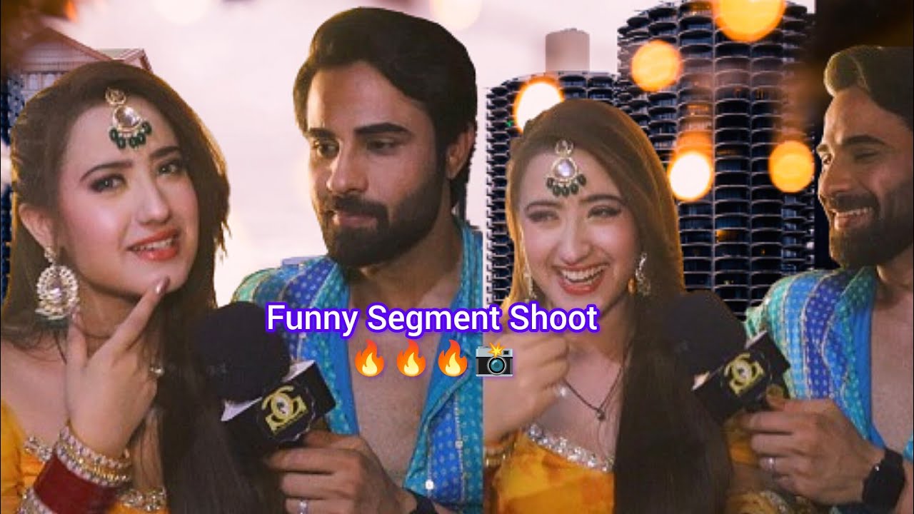 Funny Segment shoot with Arjun Singh and Aalisha Panwar | Nath Krishna Aur Gauri Ki Kahani | Dangal