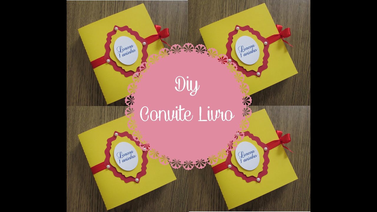 DIY - Convite Livro