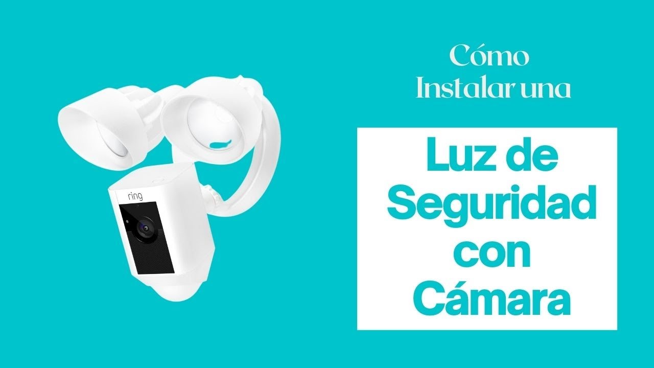 Instalando Luz de Seguridad con Camara.