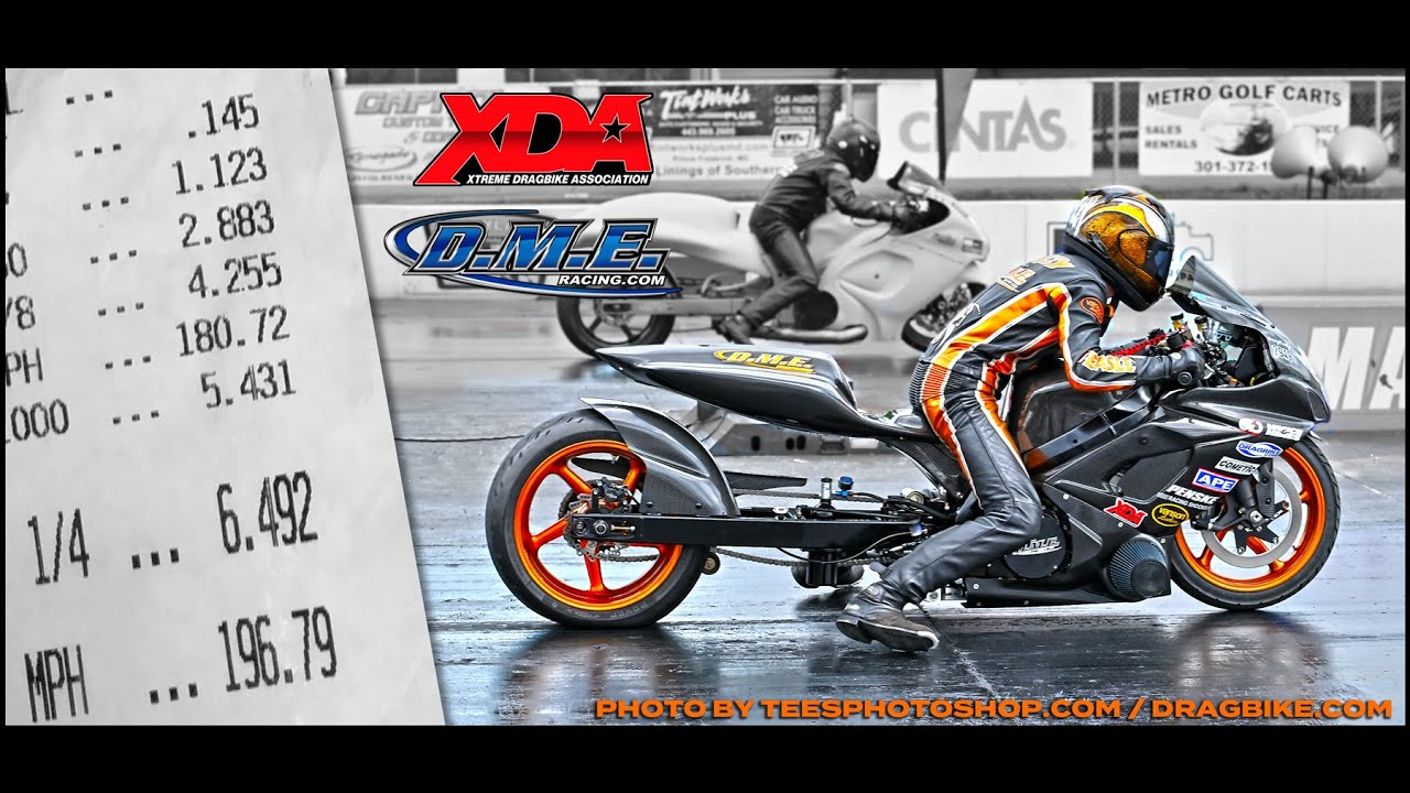 Quickest Pro Street Motorcycle with a 6.49 - Jeremy Teasley Destroys Drag Bike Record